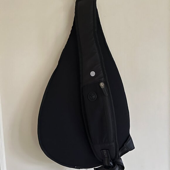 Zella Black Nylon Sling Single Strap Backpack - Picture 8 of 13